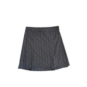 Women M RipSkirt Rip Skirt Hawaii Black White Printed Geometric Surf Swim